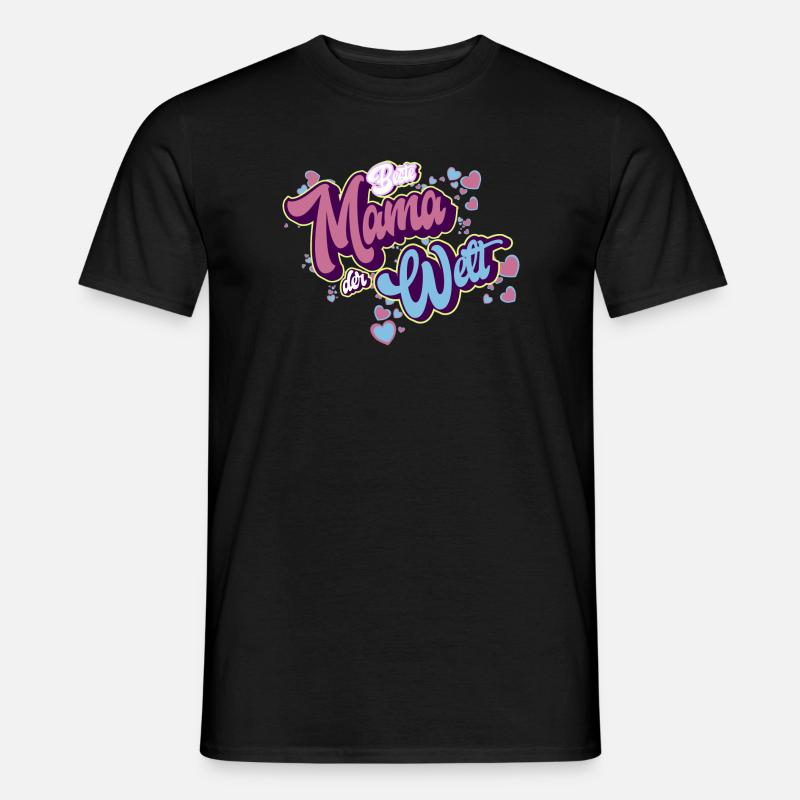 Beste Mama Der Welt - Männer T-Shirt - Schwarz