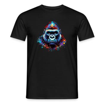 Gorille - T-shirt homme - noir - Devant - AI Model Male 178 light (178cm)