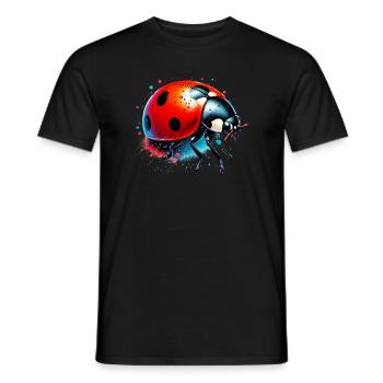Marienkäfer - Männer T-Shirt - Schwarz - Vorne - AI Model Male 178 light (178cm)