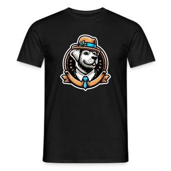 Mister D - Men's T-Shirt - black - Front - AI Model Male 178 light (178cm)