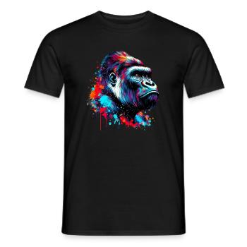 Gorille - T-shirt homme - noir - Devant - AI Model Male 178 light (178cm)