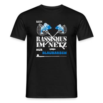 Kein Rassismus im Netz - Männer T-Shirt - Schwarz - Vorne - AI Model Male 178 light (178cm)
