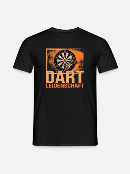 Dart Leidenschaft - Männer T-Shirt - Schwarz