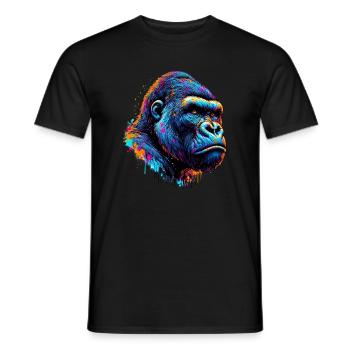 Gorille - T-shirt homme - noir - Devant - AI Model Male 178 light (178cm)