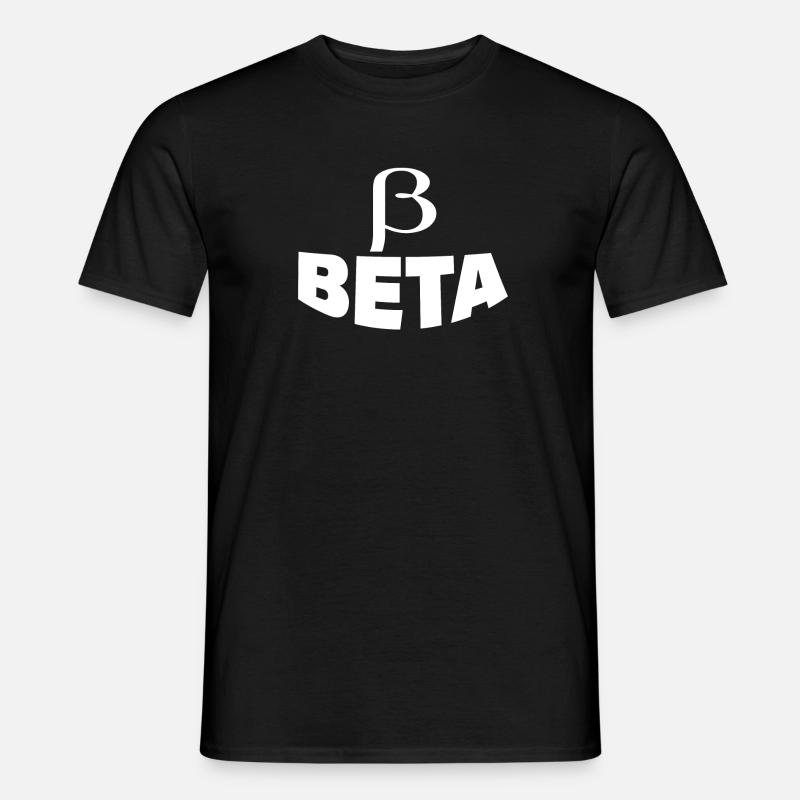 BETA - Männer T-Shirt - Schwarz