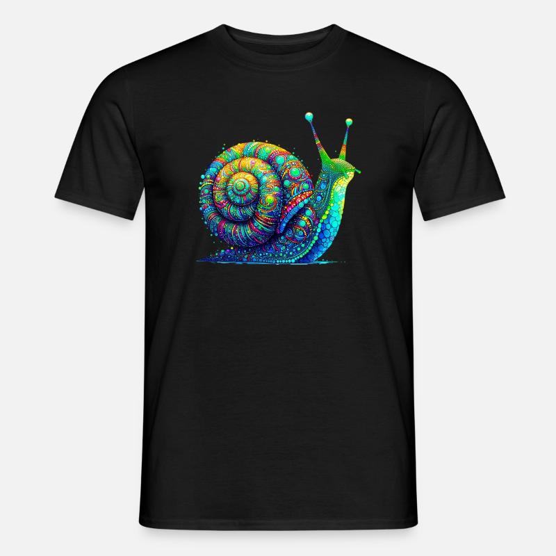Snail - Men’s T-shirt - black