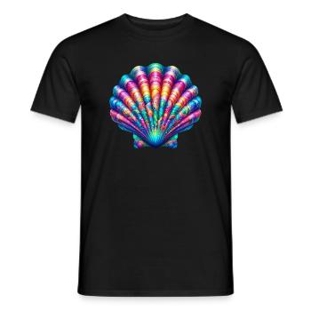 Coquille Saint-Jacques - T-shirt homme - noir - Devant - AI Model Male 178 light (178cm)