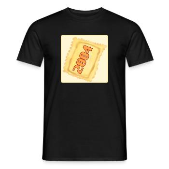 ANNIVERSAIRE 2004 RAVIOLI DUMPLINGS - T-shirt homme - noir - Devant - AI Model Male 178 light (178cm)