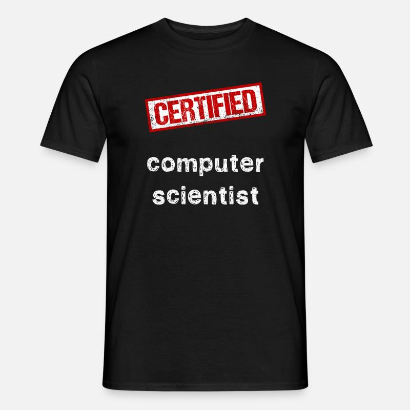 Informatiker - Männer T-Shirt - Schwarz