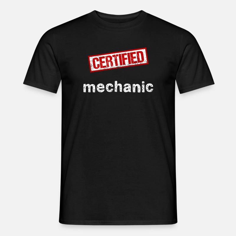 Mechaniker - Männer T-Shirt - Schwarz