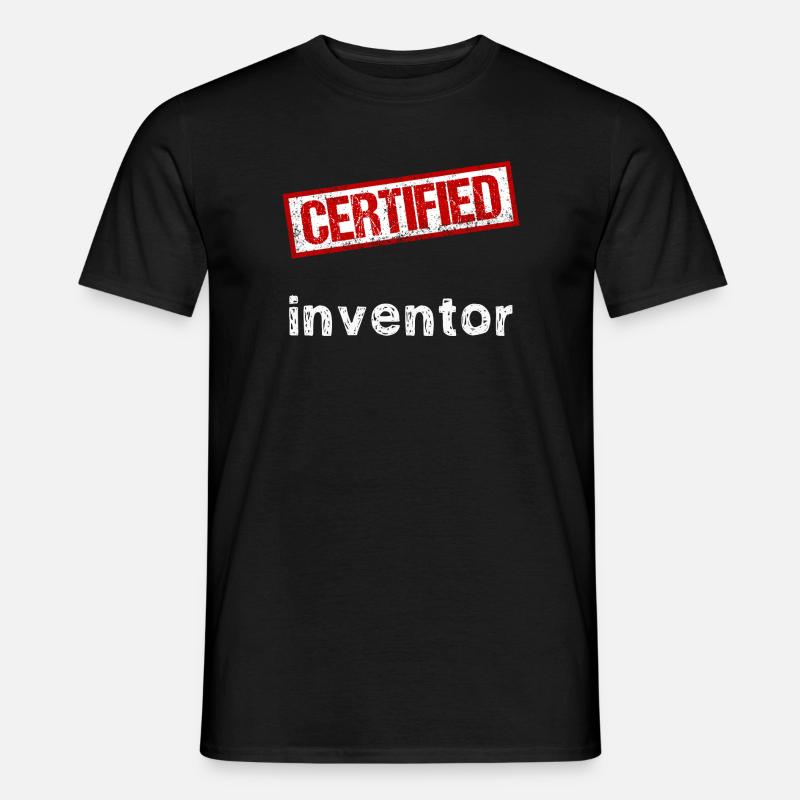 Erfinder - Männer T-Shirt - Schwarz
