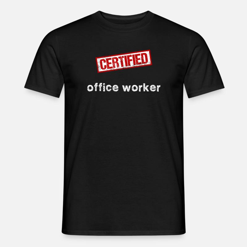 Office Worker - Men's T-Shirt - black