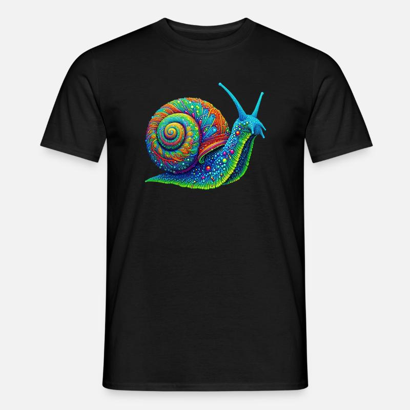 Snail - Men’s T-shirt - black