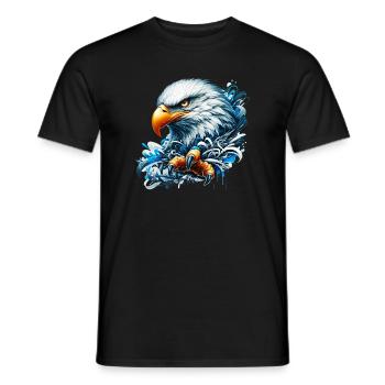 Aigle - T-shirt homme - noir - Devant - AI Model Male 178 light (178cm)