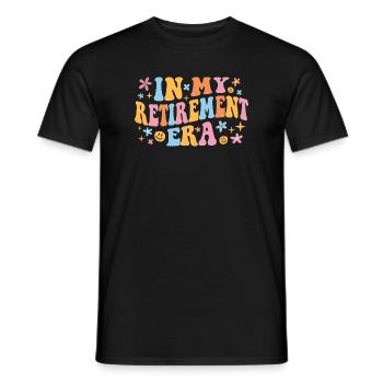 In My Retirement Era I - Men's T-Shirt - black - Front - AI Model Male 178 light (178cm)