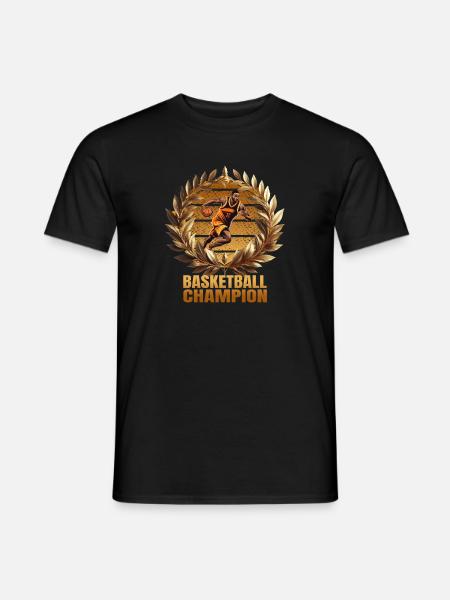 Basketball Champion - Männer T-Shirt - Schwarz