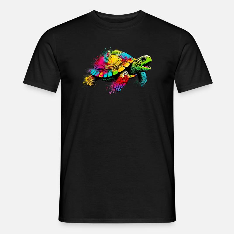 Schildkröte - Männer T-Shirt - Schwarz