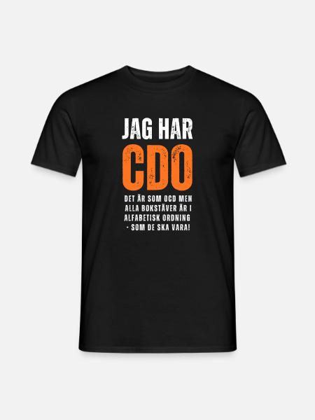 Jag har CDO - T-shirt herr - svart