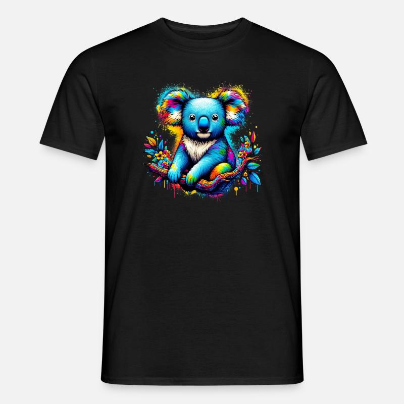 Koala - T-shirt homme - noir