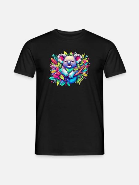 Koala - T-shirt homme - noir