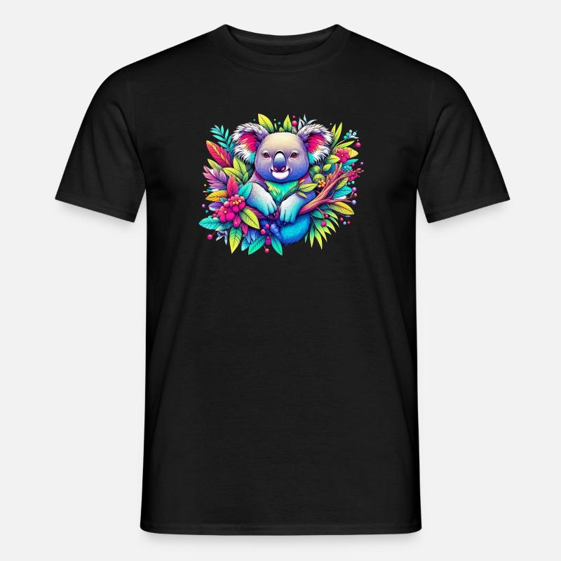 Koala - T-shirt homme - noir