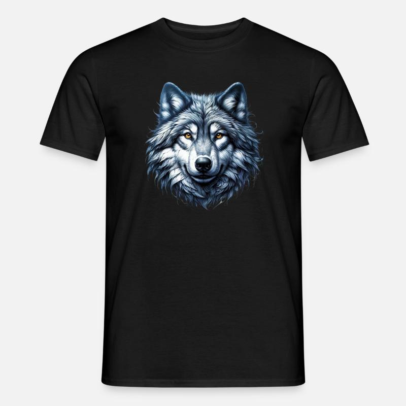 Wolf - Men’s T-shirt - black