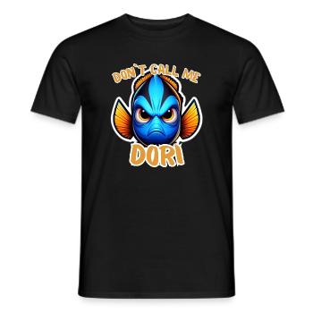 Dori en colère - T-shirt homme - noir - Devant - AI Model Male 178 light (178cm)