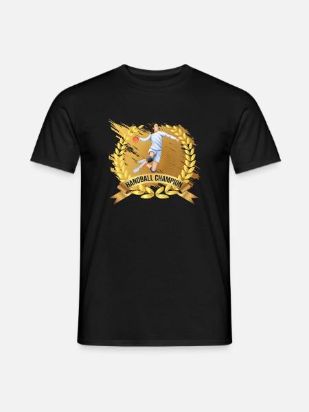 Handball Champion - Männer T-Shirt - Schwarz