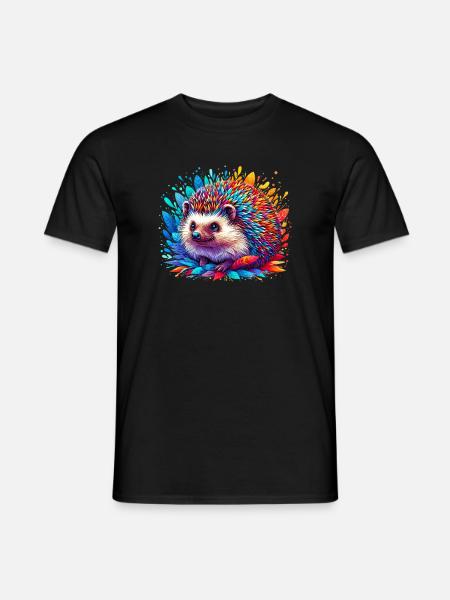 Hérisson - T-shirt homme - noir