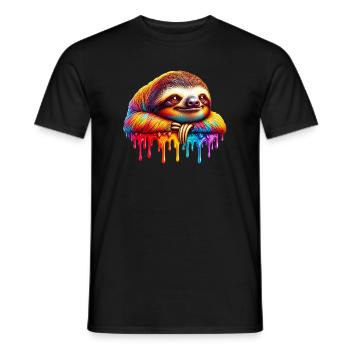 Paresse - T-shirt homme - noir - Devant - AI Model Male 178 light (178cm)
