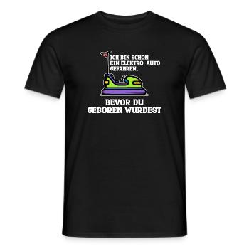 Energiespeicher Tanken Statement E-auto Energie - Männer T-Shirt - Schwarz - Vorne - AI Model Male 178 light (178cm)