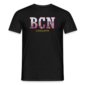 Barcelona Catalunya - Männer T-Shirt - Schwarz - Vorne - AI Model Male 178 light (178cm)