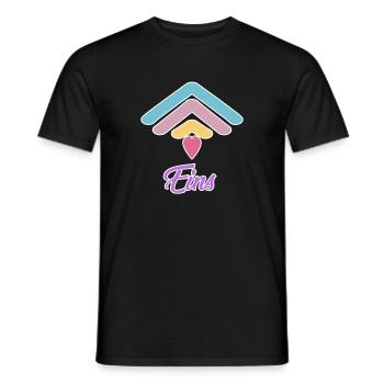 1. Geburtstag Regenbogen Baby Motiv - Männer T-Shirt - Schwarz - Vorne - AI Model Male 178 light (178cm)