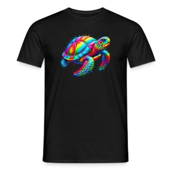 Tortue - T-shirt homme - noir - Devant - AI Model Male 178 light (178cm)