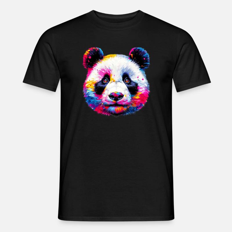 Panda - Men’s T-shirt - black
