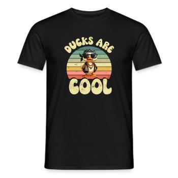 Canards - T-shirt homme - noir - Devant - AI Model Male 178 light (178cm)