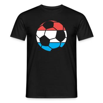 Logo du vainqueur du tournoi du symbole du ballon de l’équipe des Pays-Bas - T-shirt homme - noir - Devant - AI Model Male 178 light (178cm)