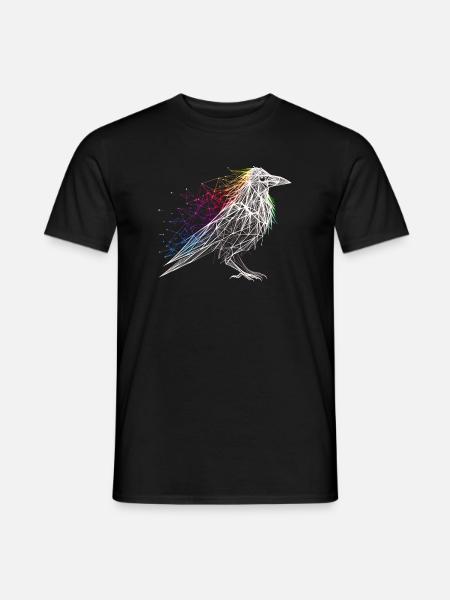 Rabe - Männer T-Shirt - Schwarz