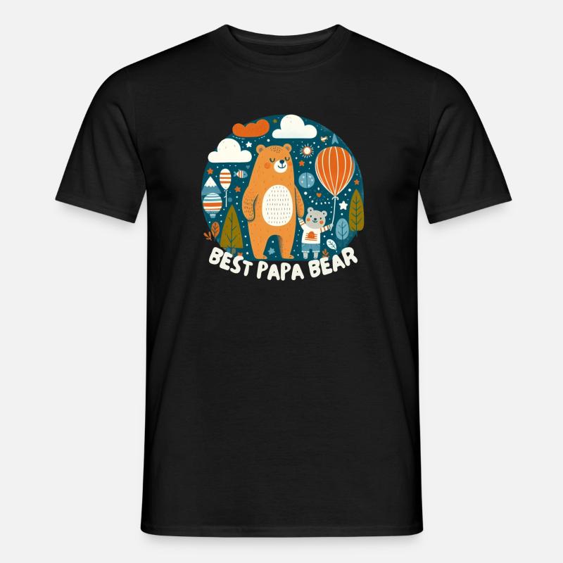 Vatertag. Bester - Männer T-Shirt - Schwarz