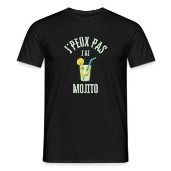 Ich kann keinen Mojito haben - Männer T-Shirt - Schwarz - Vorne - AI Model Male 178 light (178cm)
