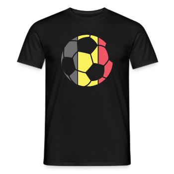 Football Team Belgium Championship, Tournament Winner - Men's T-Shirt - black - Front - AI Model Male 178 light (178cm)