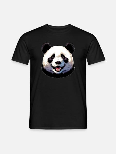 Panda - Men's T-Shirt - black