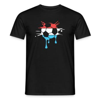 L’équipe des Pays-Bas lâche le ballon de l’équipe des Pays-Bas - T-shirt homme - noir - Devant - AI Model Male 178 light (178cm)