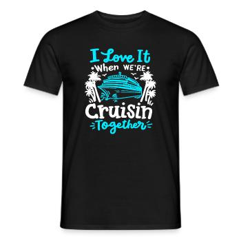 Kreuzfahrt Reise Familie Paare - Männer T-Shirt - Schwarz - Vorne - AI Model Male 178 light (178cm)