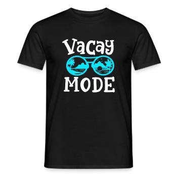 Kreuzfahrturlaub - Männer T-Shirt - Schwarz - Vorne - AI Model Male 178 light (178cm)