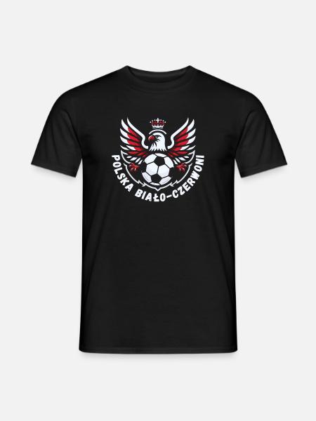 Polnischer Fußball - Männer T-Shirt - Schwarz