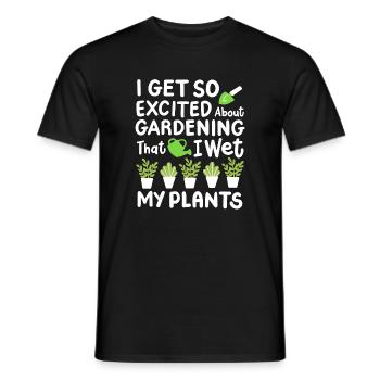 Garten Gartenarbeit Gießkanne - Männer T-Shirt - Schwarz - Vorne - AI Model Male 178 light (178cm)