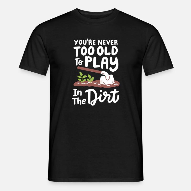 Garten Gartenarbeit - Männer T-Shirt - Schwarz
