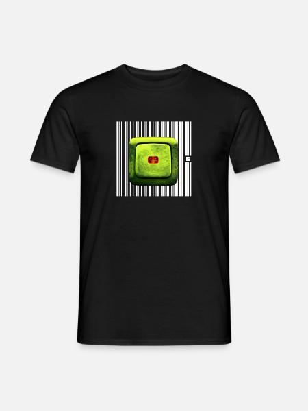 SPOT - BRAIN - Men's T-Shirt - black