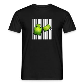 SPOT - RETRO - Men's T-Shirt - black - Front - AI Model Male 178 light (178cm)